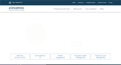 Desktop Screenshot of eclinicalworks.com